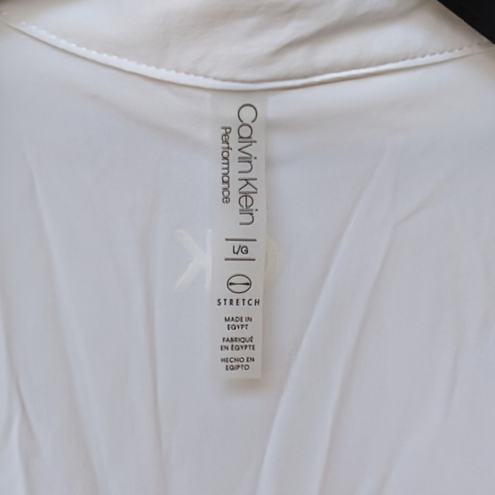 Calvin Klein White Button Down Shirt - Picture 4 of 5